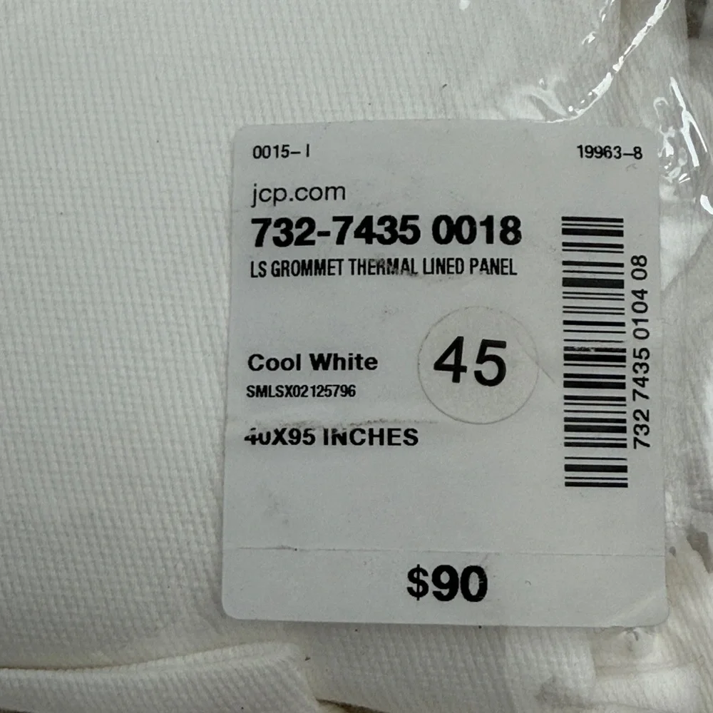 Linden street (JCPenney) grommet panel curtains